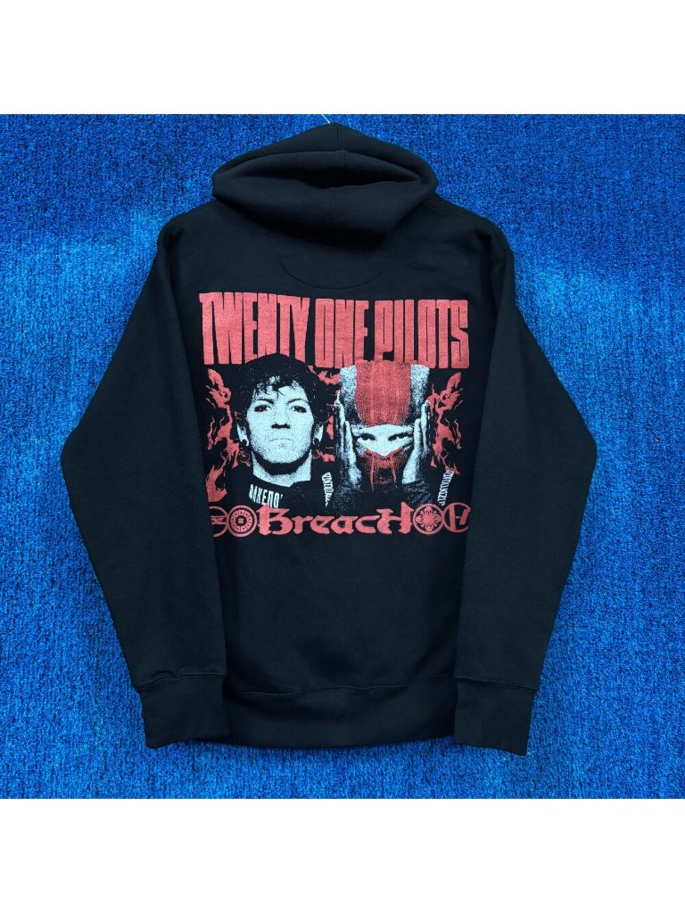 Twenty One Pilots Breach Album Synth Pop Duo Zip-Up Hoodie S